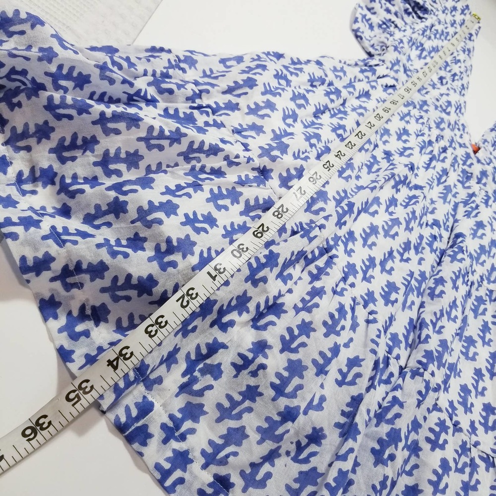 Oliphant Blue and White Mini Dress - Picture 9 of 12